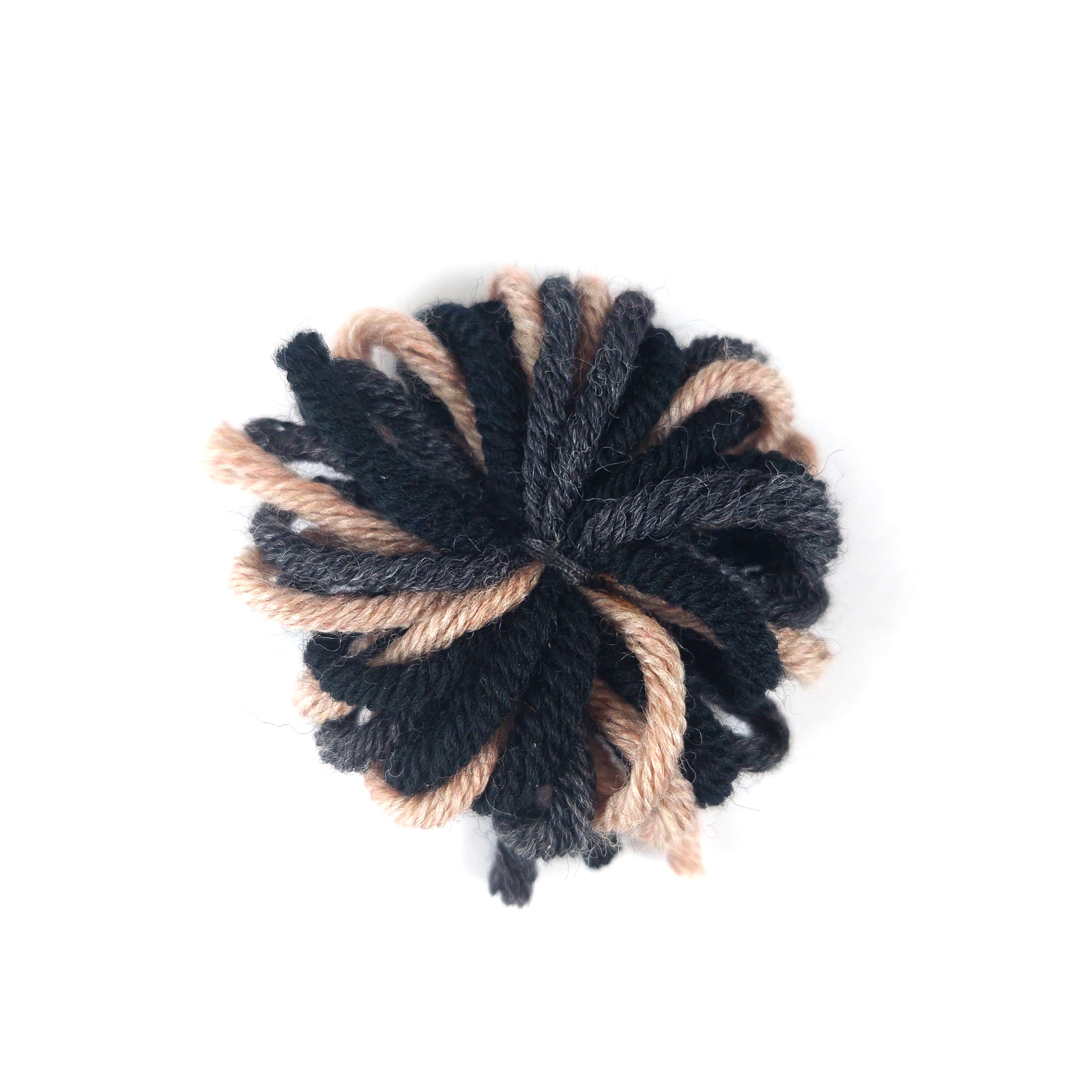 touwbal, katoen, donkerblauw, creme, accessoire