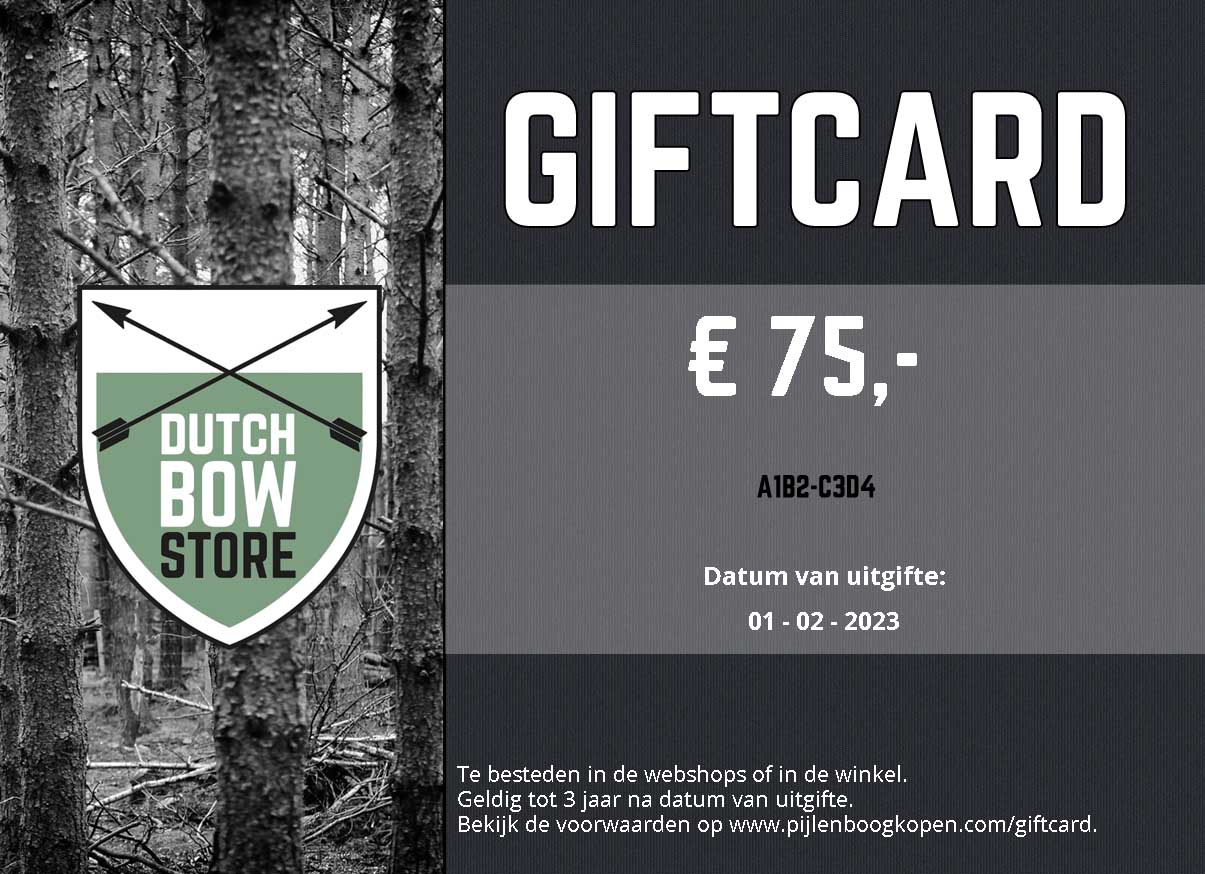 Geschenkkarte 75 euro