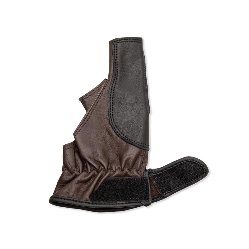 Buck Trail Bow Glove Leather Brown/Black