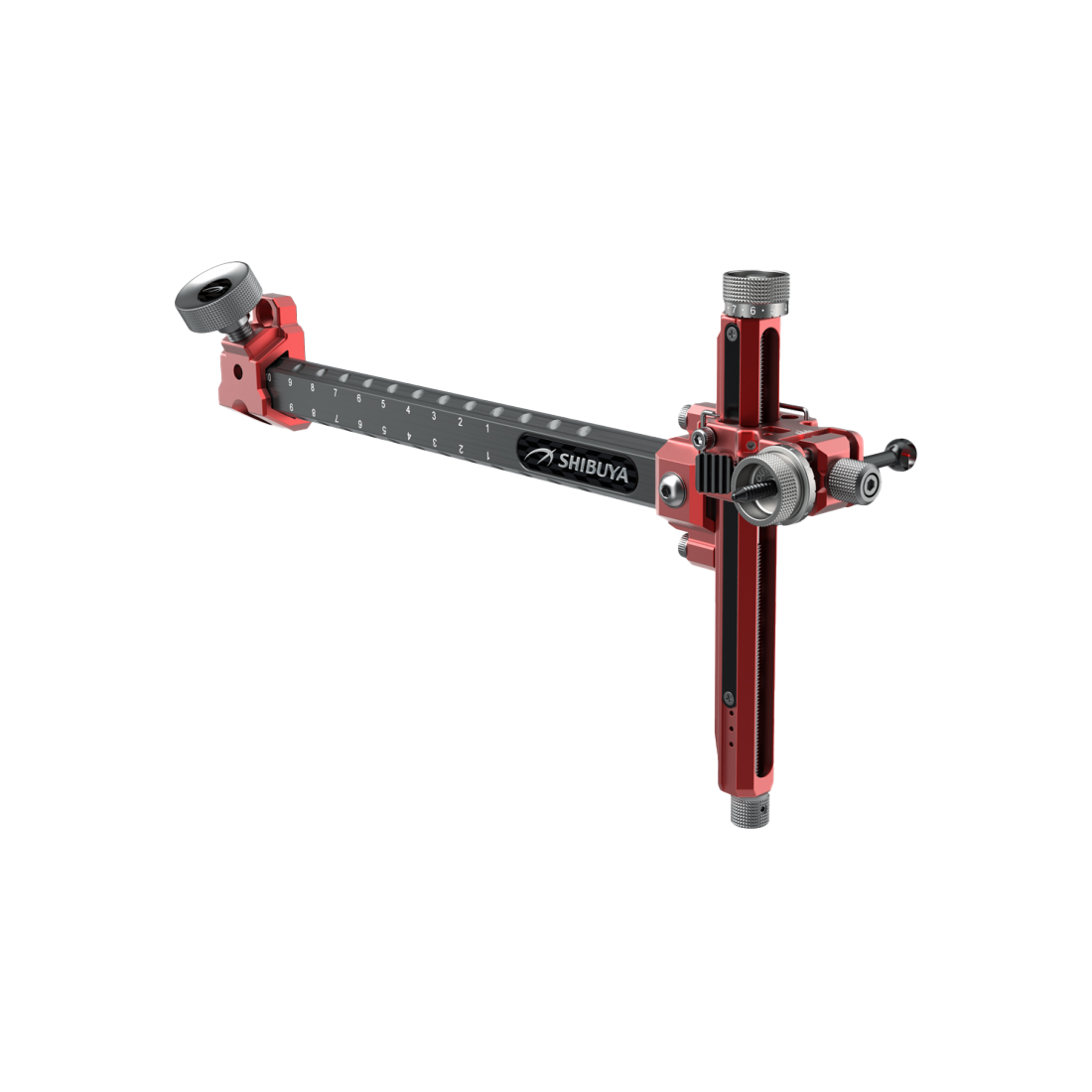 versteller, knop, meetlat, metalen byggmeubel, universele maatvoering