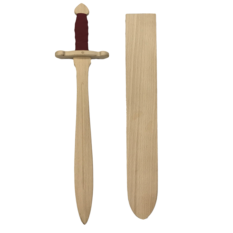 Holzkonig Holzschwert mit Holster Lang