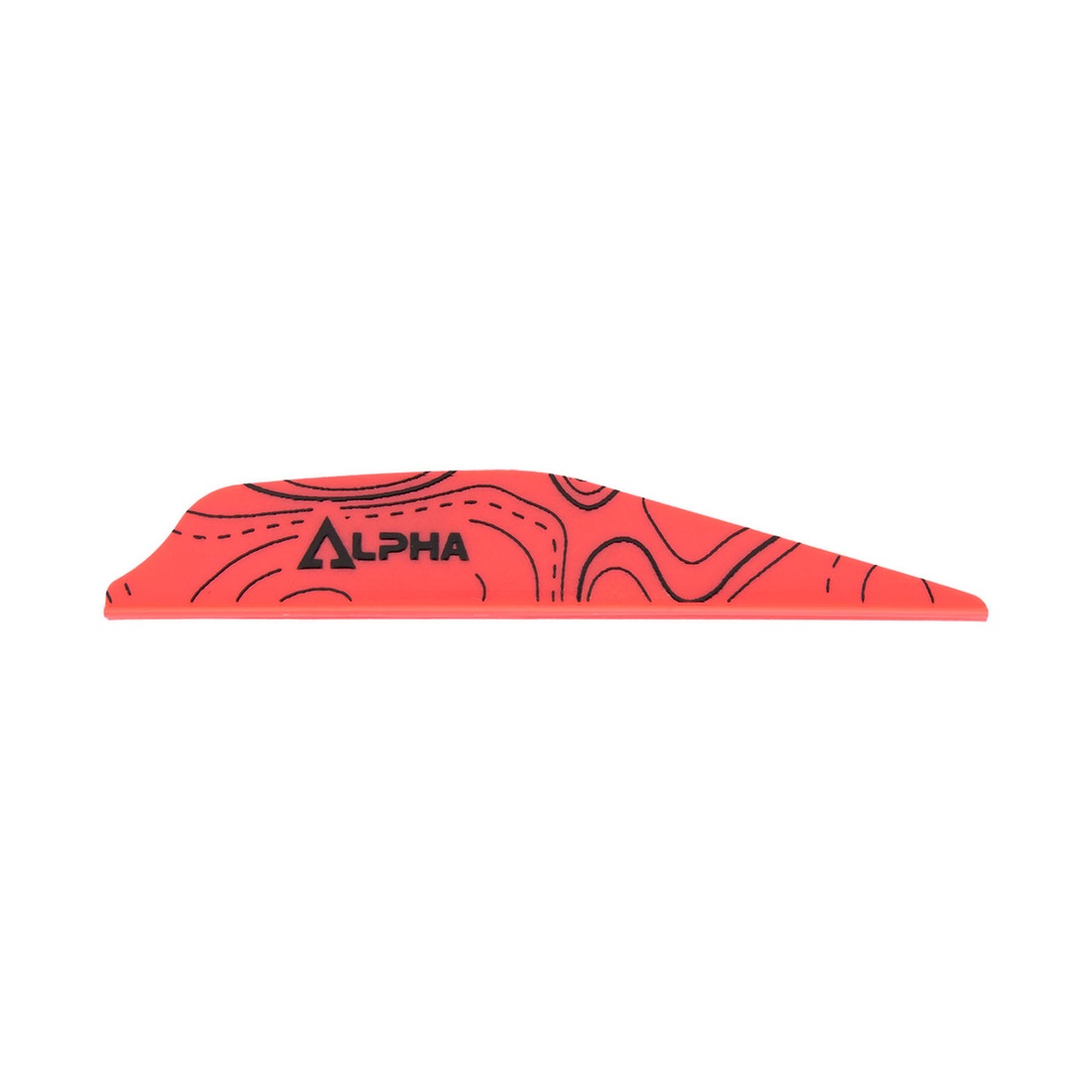zwemvork, neonoranje, patroon, Alpha, vorkstuk