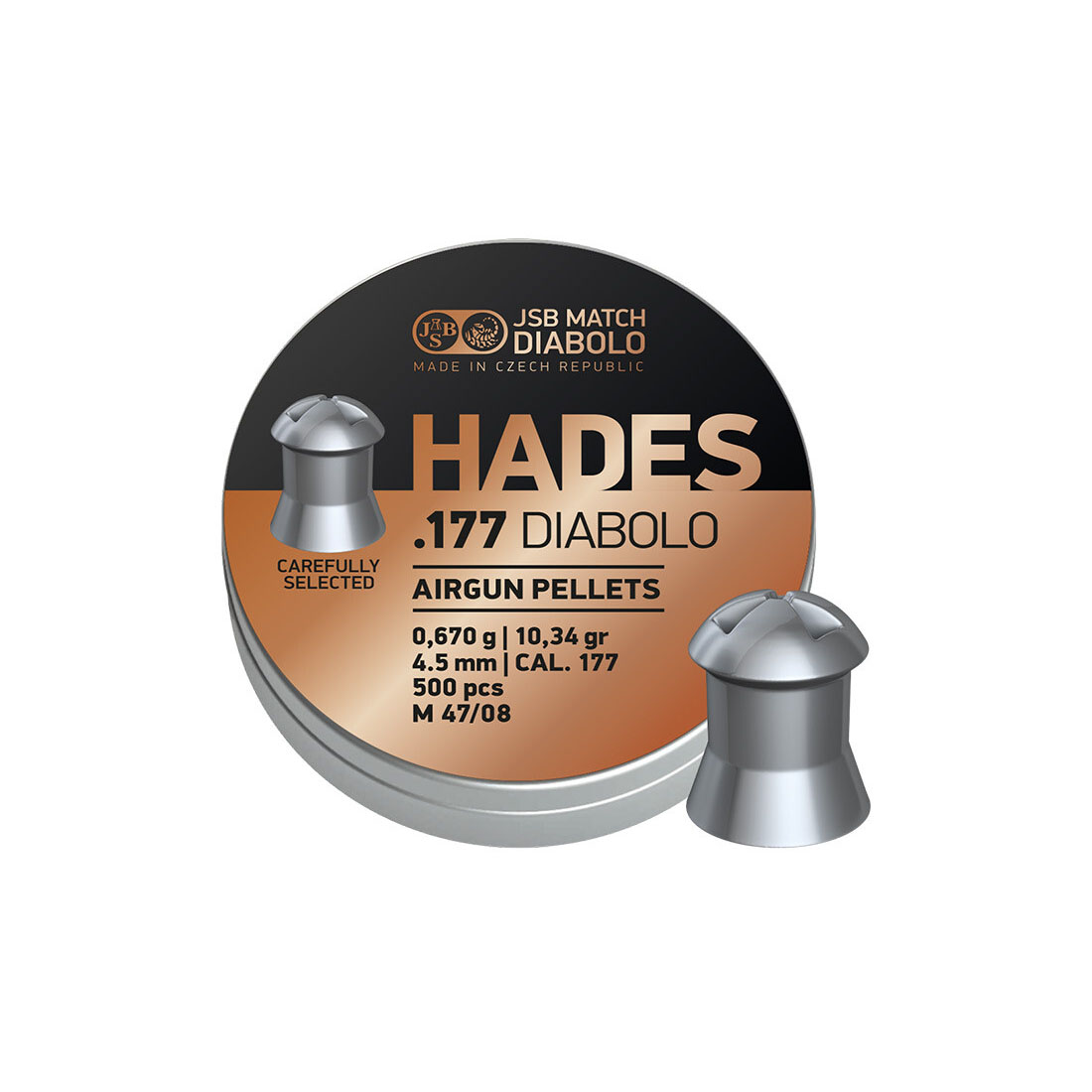 JSB Hades 4.5 mm Diabolo Luftgewehrkugeln - 500 st