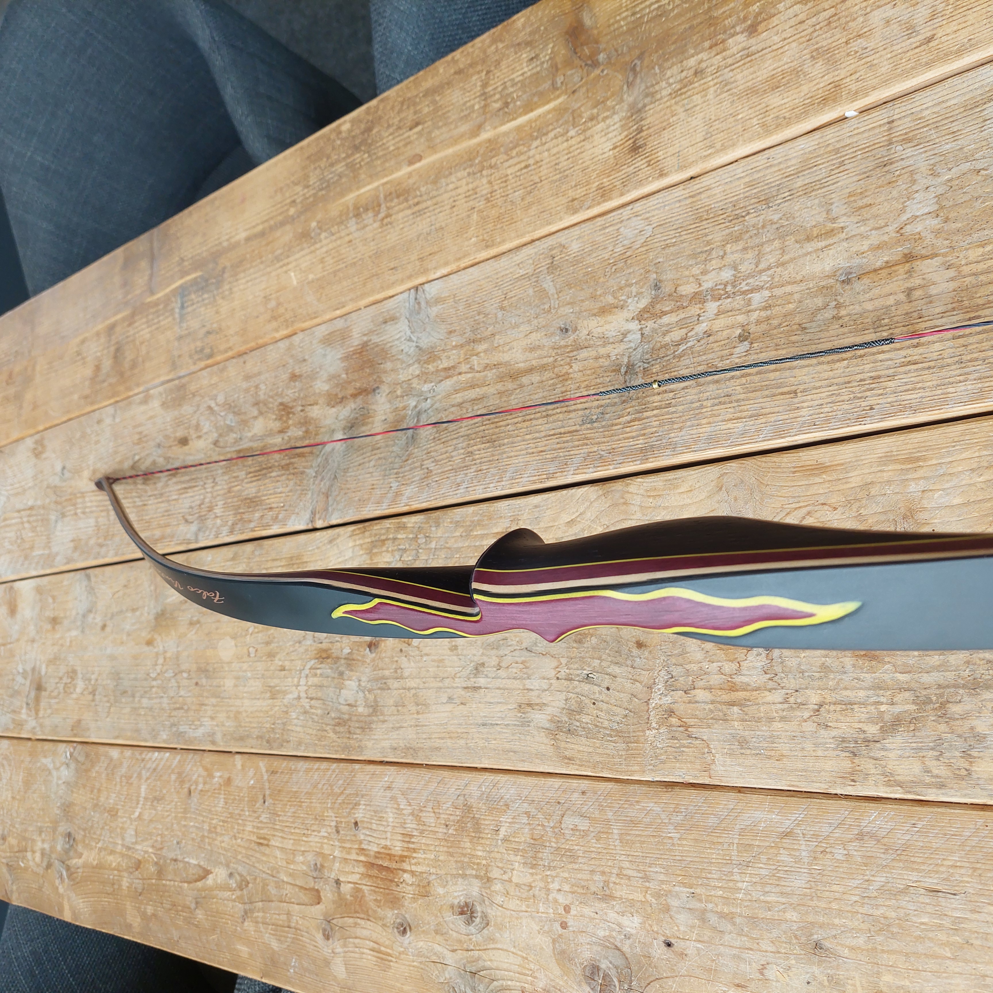 component, bogen, kleurig, flamingo, kunstwerk