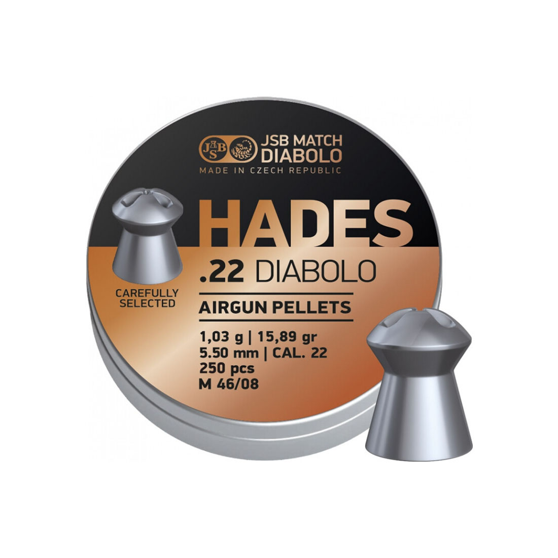 JSB Hades 5.5 mm Diabolo Luftgewehrkugeln - 250 st