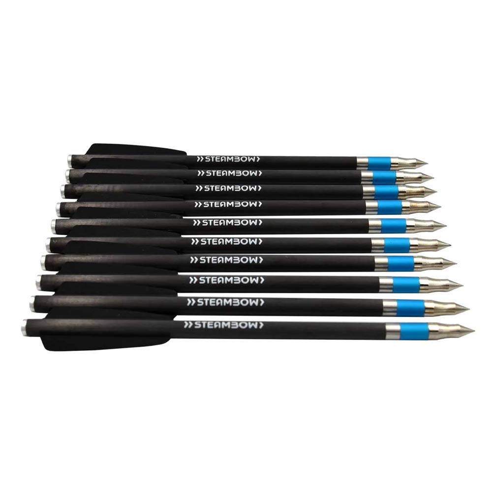 Steambow AR-Series Carbon Armbrust Pistolenpfeile - Heavy Match - 10 Stk