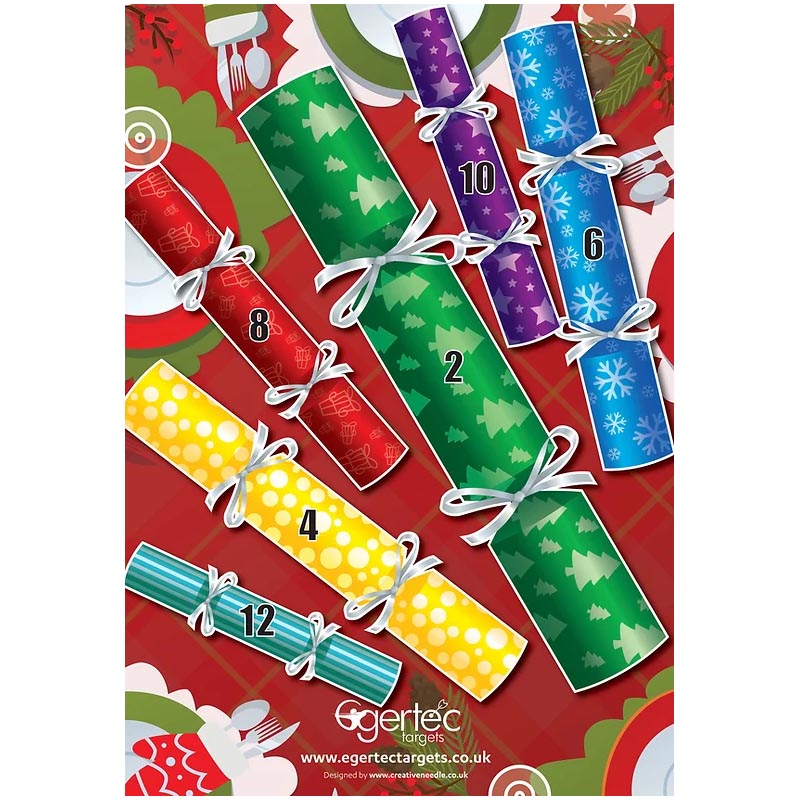 Egertech Christmas Targetface Christmas Crackers