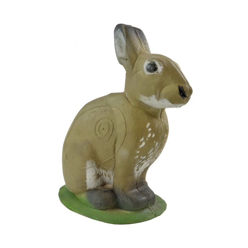 Natur Foam 3D Ziel Sitzender Kaninchen 29x27