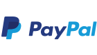 paypal logo, logo, blue logo, betalingicoon, merksymbool