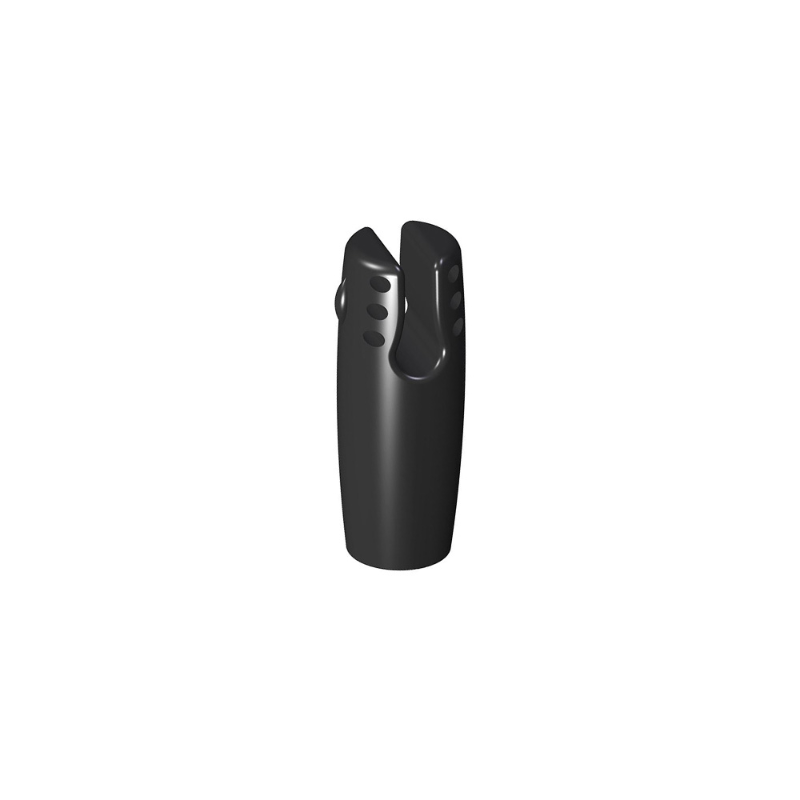 nail file, manicure tool, black, dual-edge, silicone coating