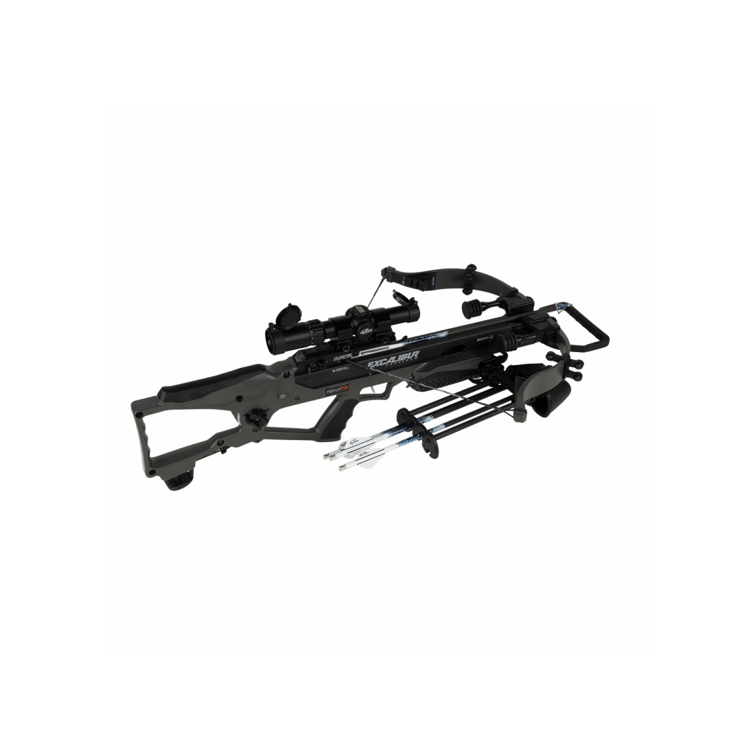 crossbow, compound, zwart, scope, pijlen