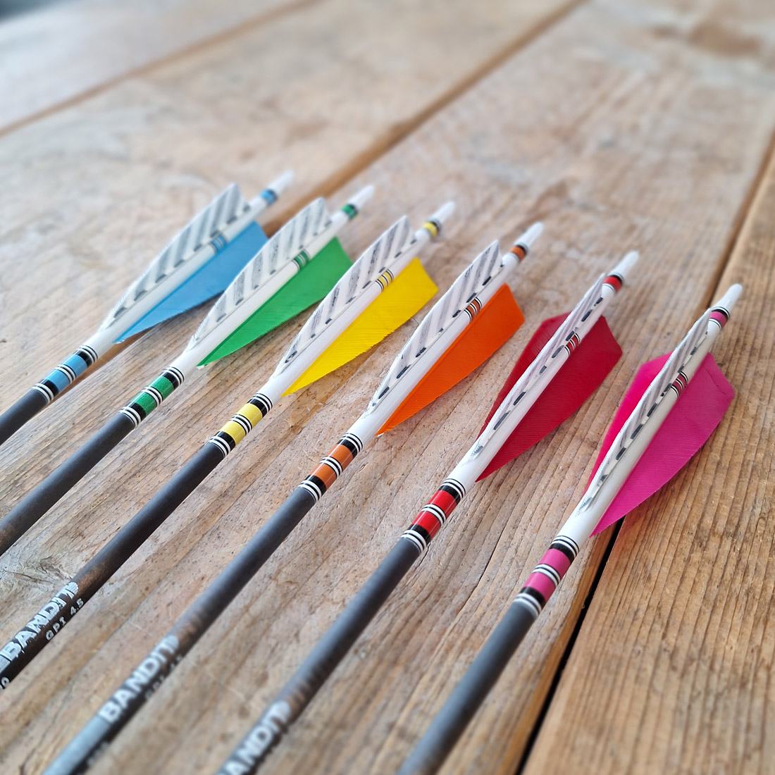 Roeispanen, Pijl, Wapen