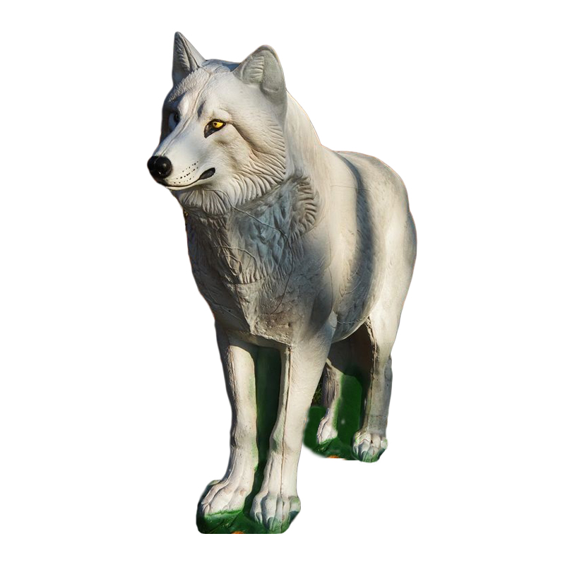 Natur Foam 3D Ziel Arktischer Weißer Wolf
