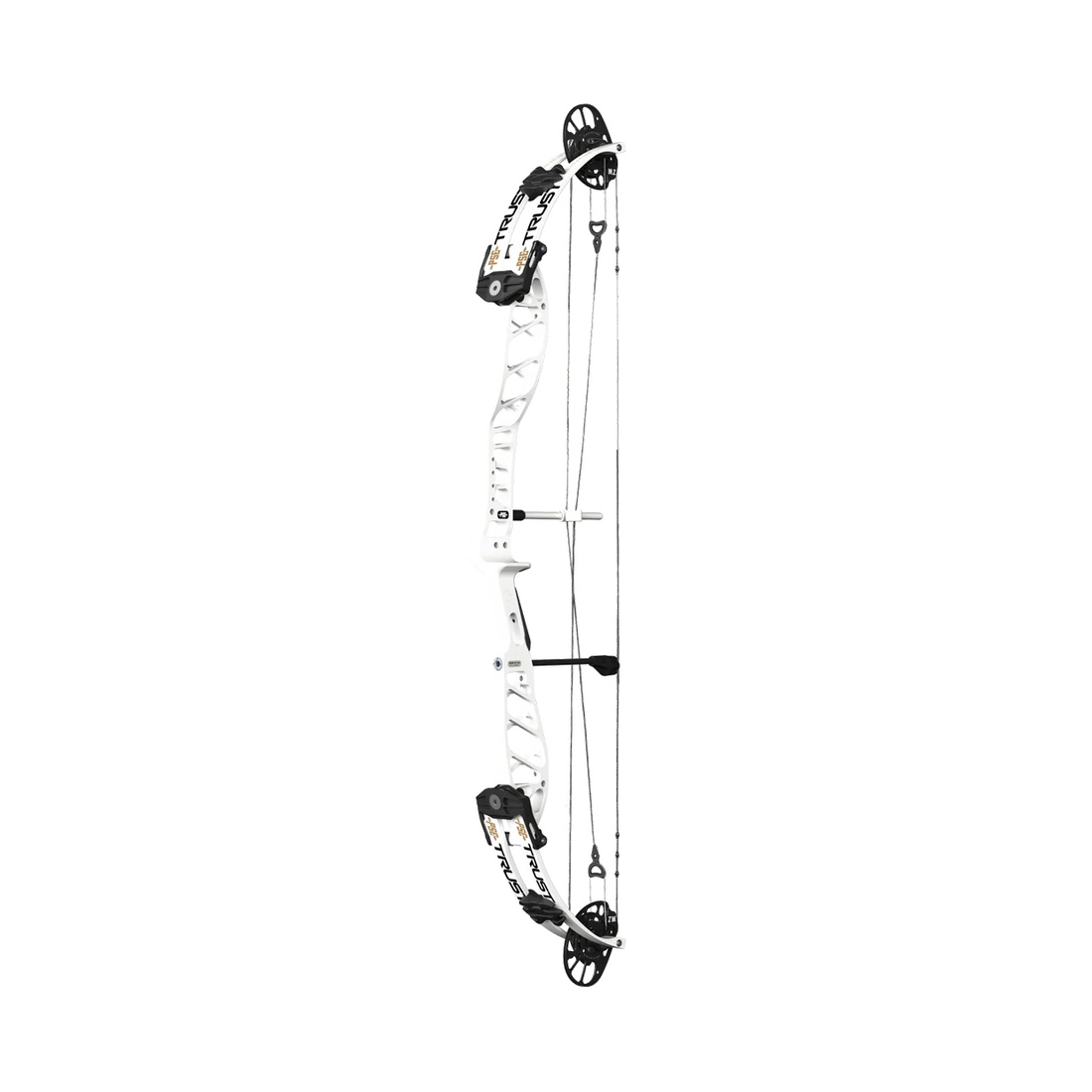 compoundboog, witte boog, boogschieten, katrollen, aluminium frame