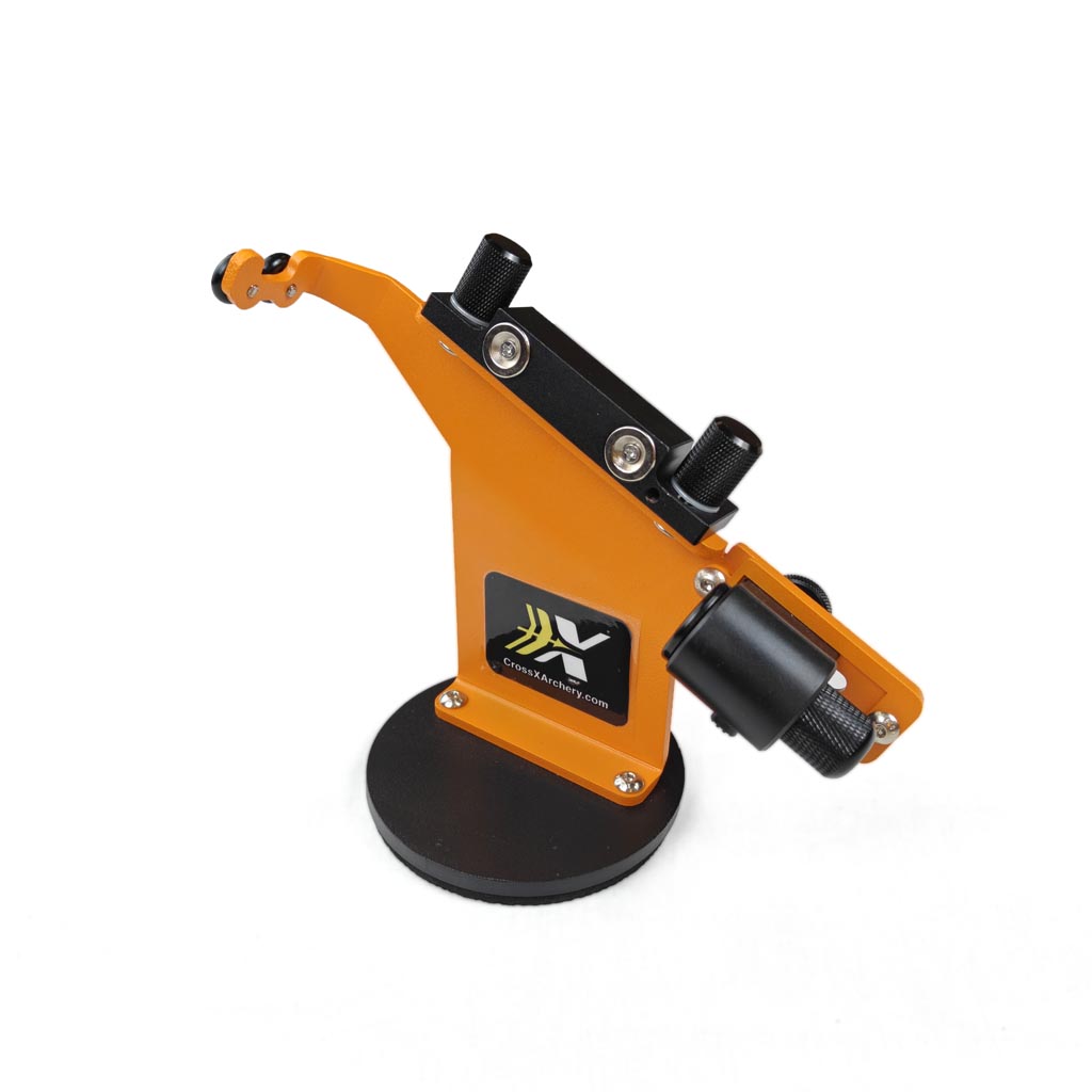 archery-meter, sighting-scale, adjustable, orange, stand