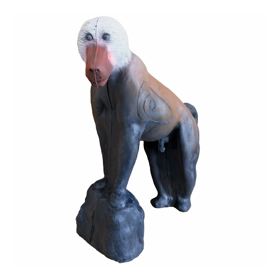 Beeldje, Dier, Vogel, Knielend, Persoon