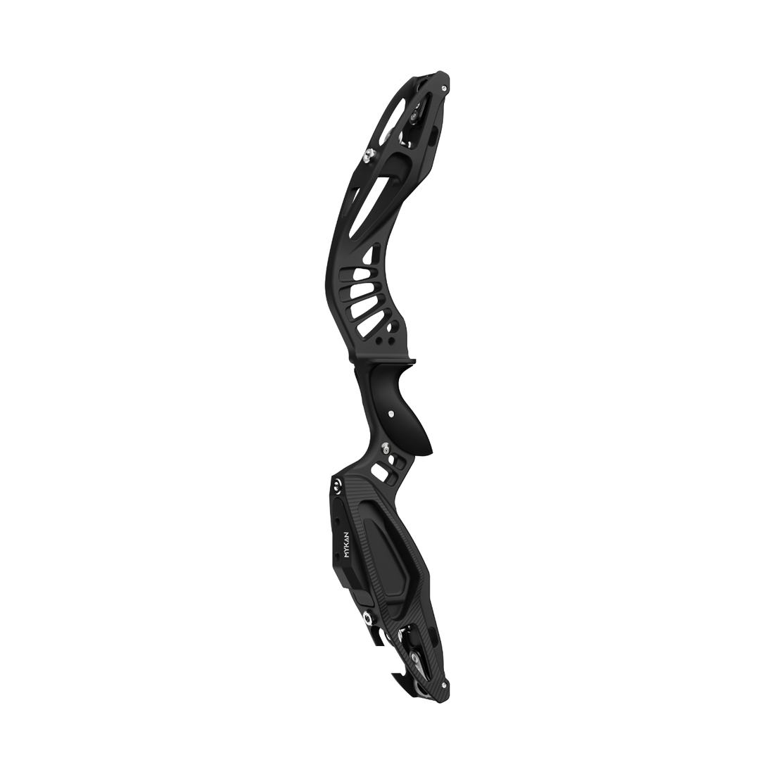 korte boog, compound boog, recurve boog, carbon fiber, raster patroon
