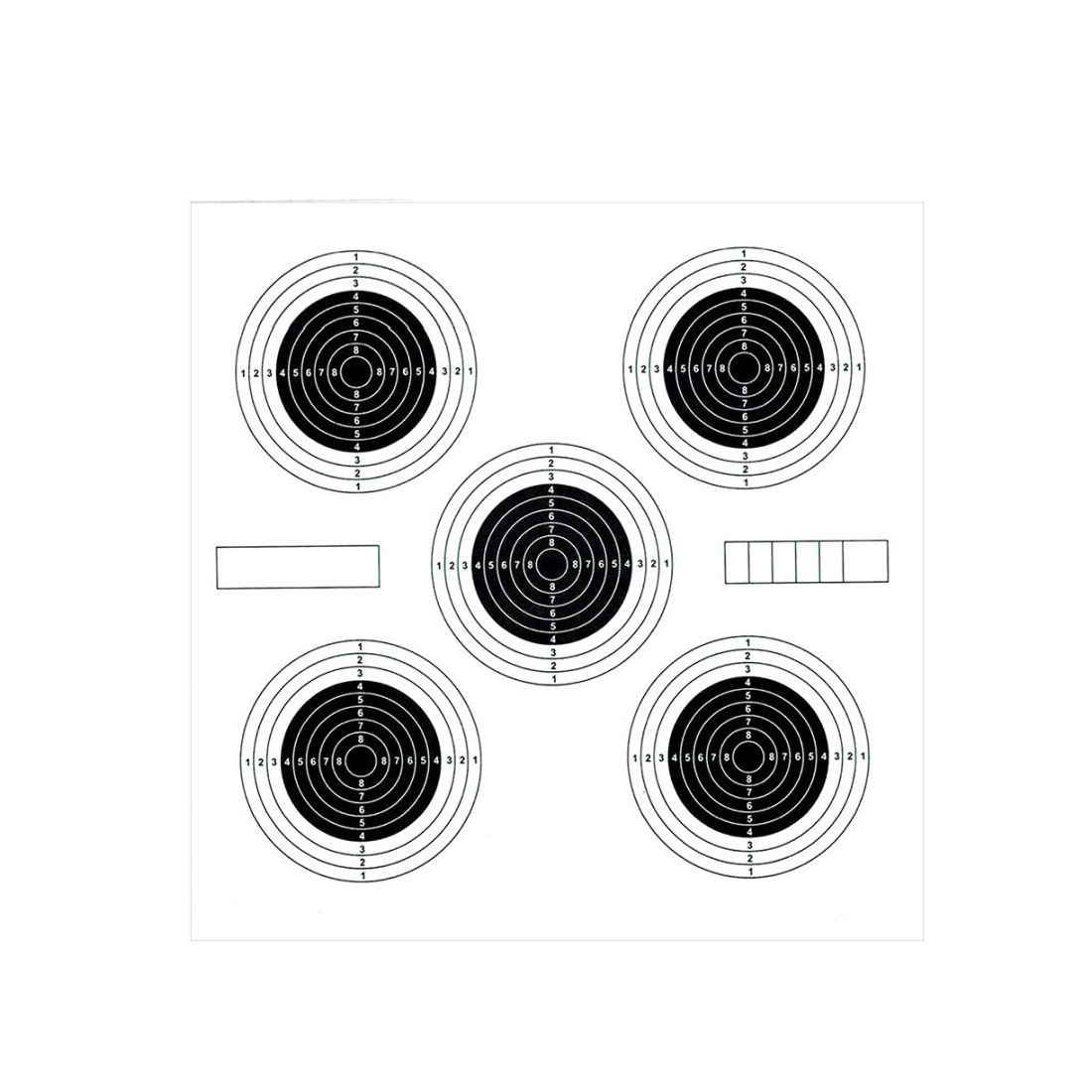 Target Sports Paper Targets 5 Ziele - 100 st