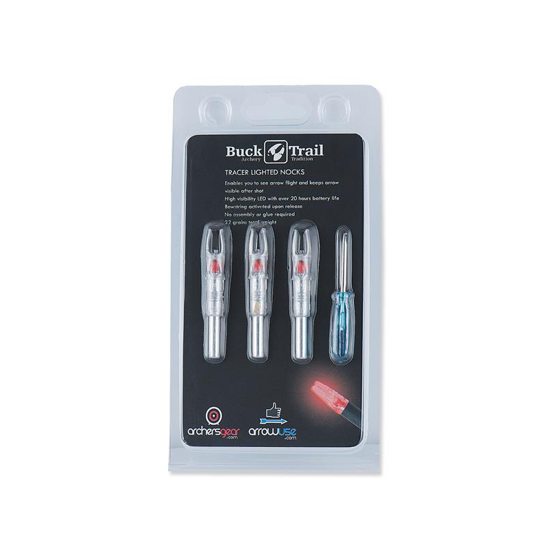 Buck Trail Tracer Lighted Nocken S-Size - 3 pack