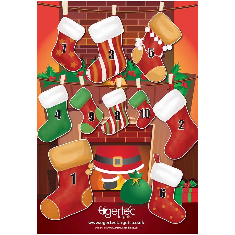 Egertech Christmas Targetface Stockings