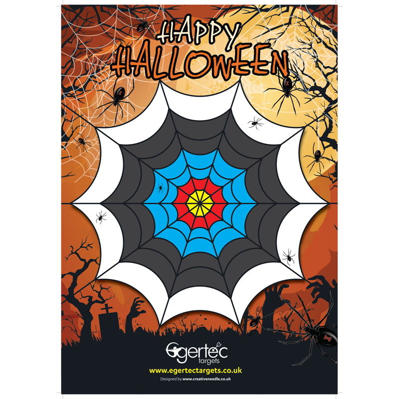 Egertech Halloween Auflage Spinnennetz