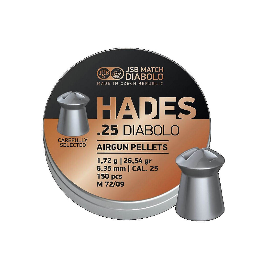 JSB Hades 6.35 mm Diabolo Luftgewehrkugeln - 150 st